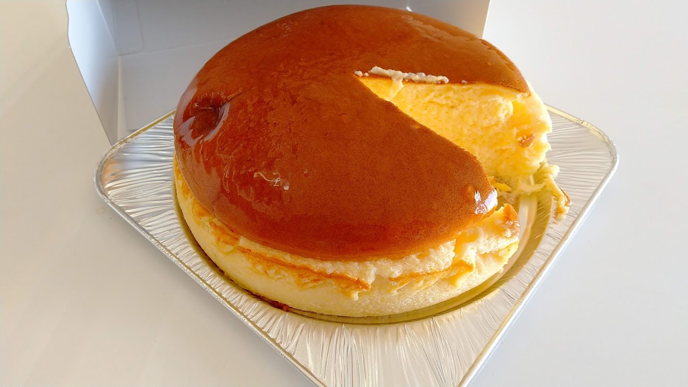 北泉のスフレチーズケーキ — 断面のふわしゅわ食感